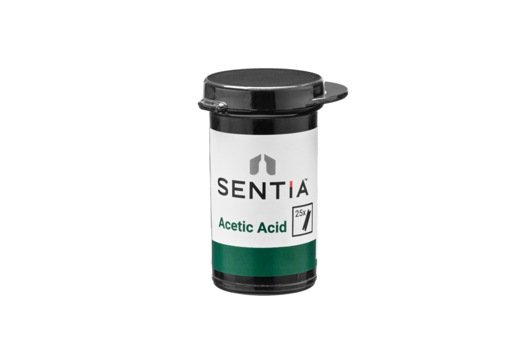 Acetic Acid Test Strip airtight vial