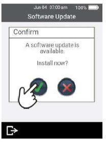 A screenshot of a software update

Description automatically generated